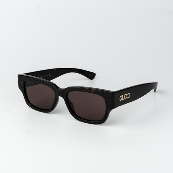 Gucci Women Sunglasses Havana Brown Square GG1794S 002 BRAND NEW - Picture 1 of 14